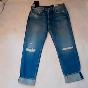 Rag & bone New York blue jeans - Rosa mid rise boyfriend waist size 27